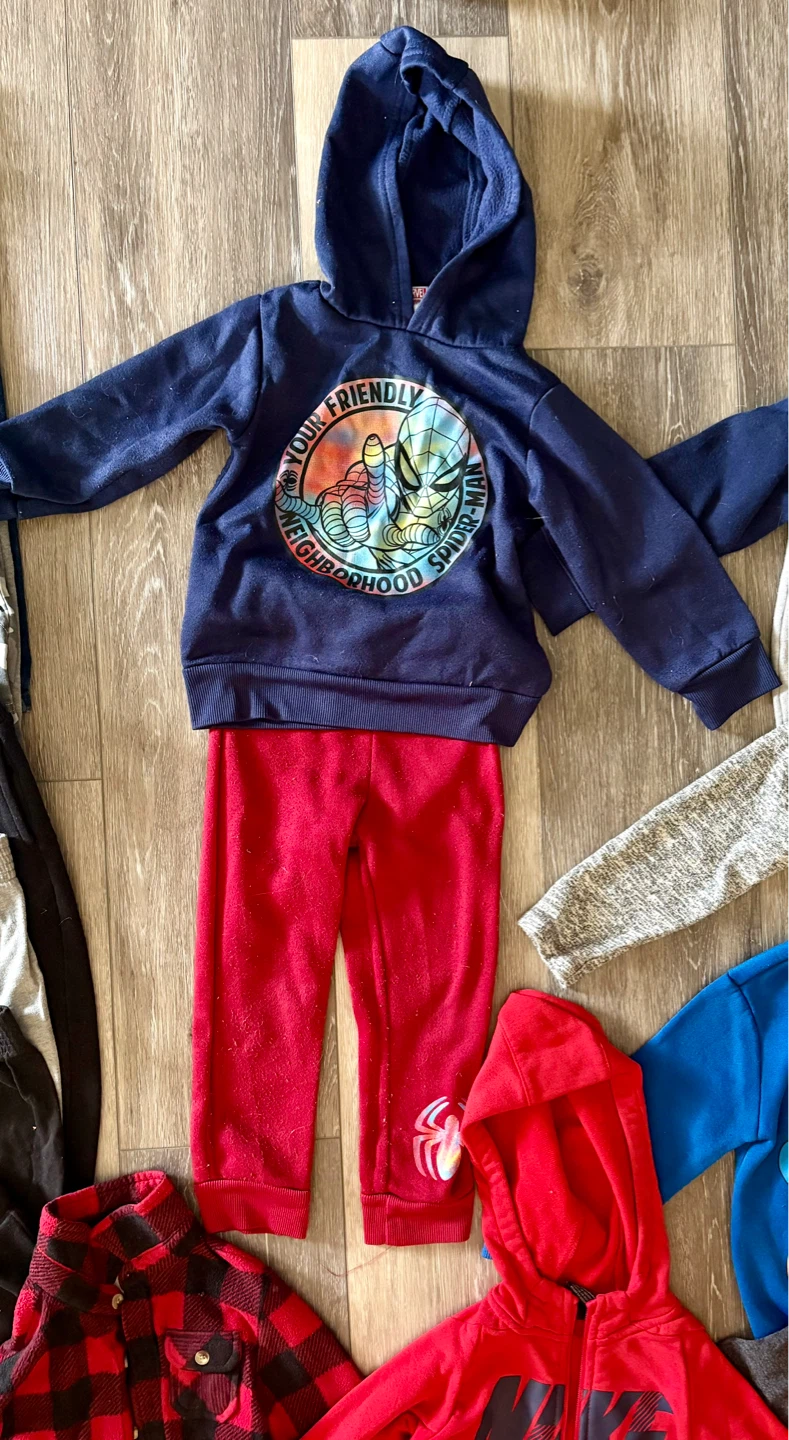 3T Winter Boys Clothes Bundle - Nike, Batman, Spiderman - photo 3