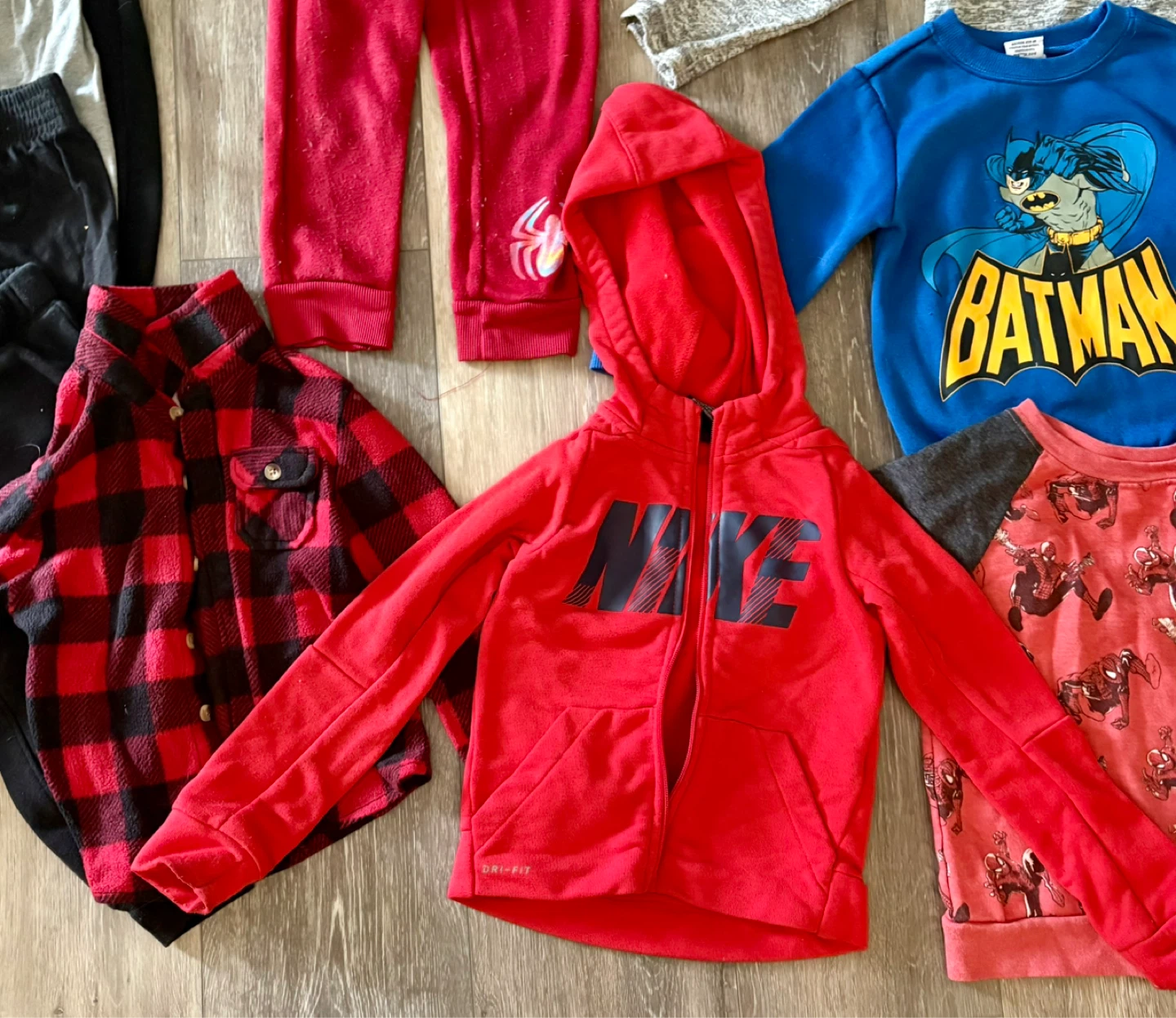 3T Winter Boys Clothes Bundle - Nike, Batman, Spiderman - photo 2