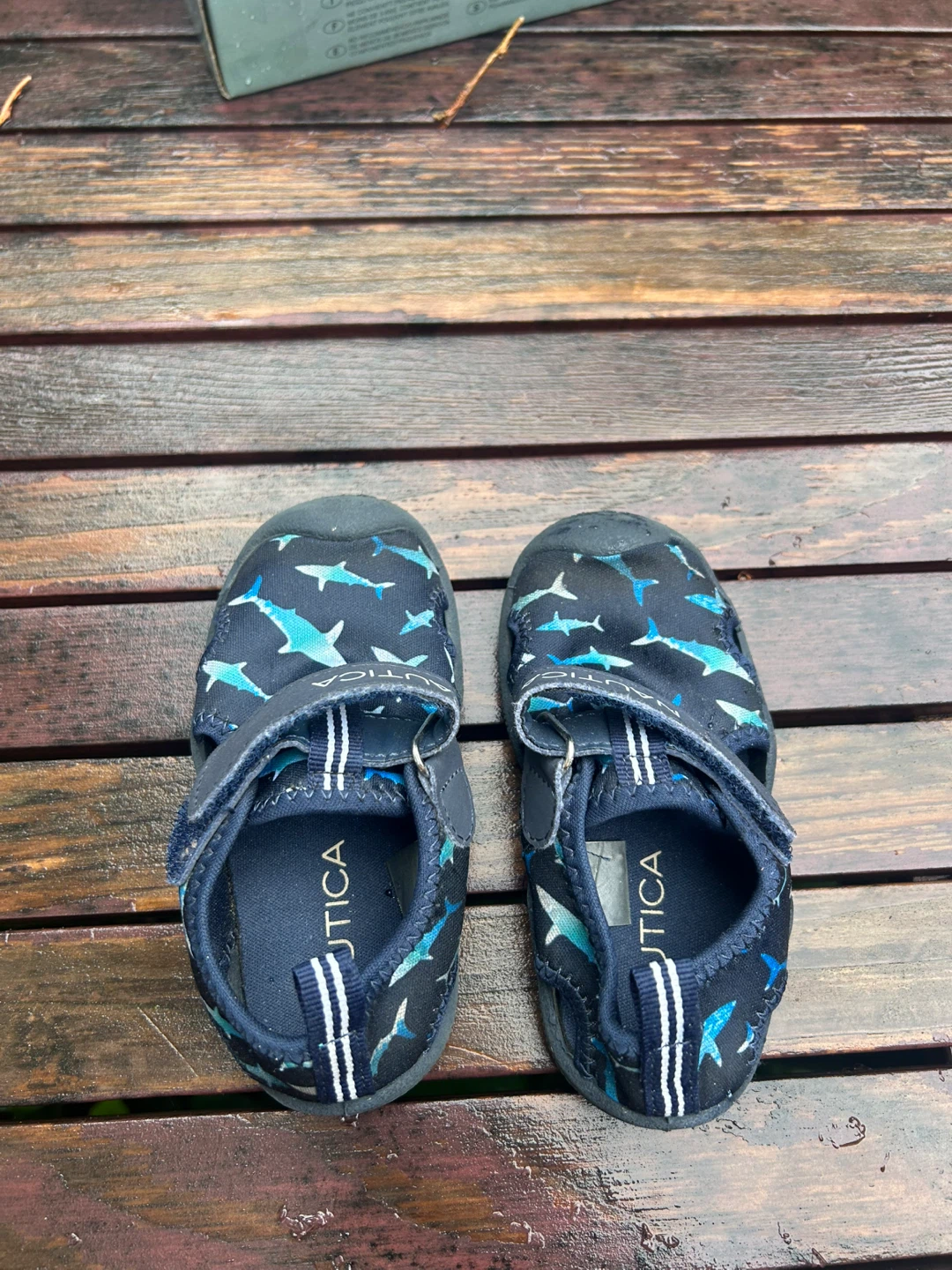 Nautica Toddler Shark Sandals Size 6 - photo 3