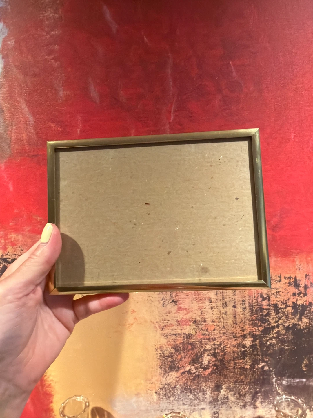 Gold Brass Picture Frame