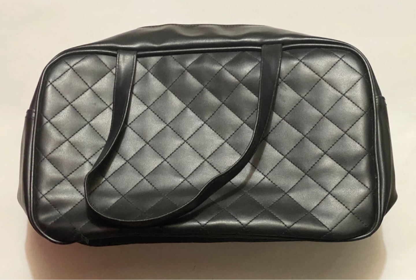 Quilted Faux Leather Handbag - photo 3