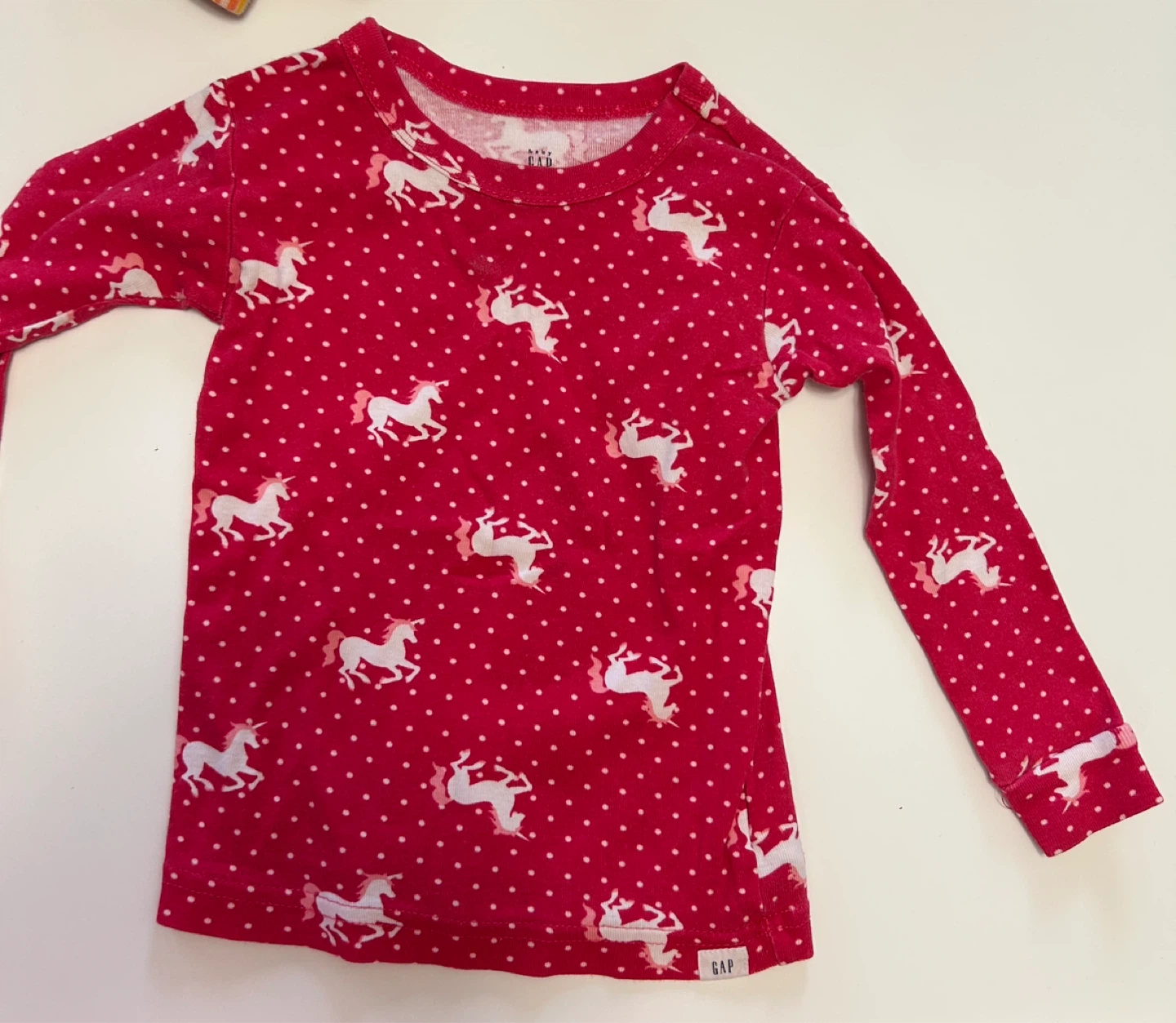 Joe Fresh Baby Girl Unicorn & Rainbow Pajama Set 18-24M - photo 3