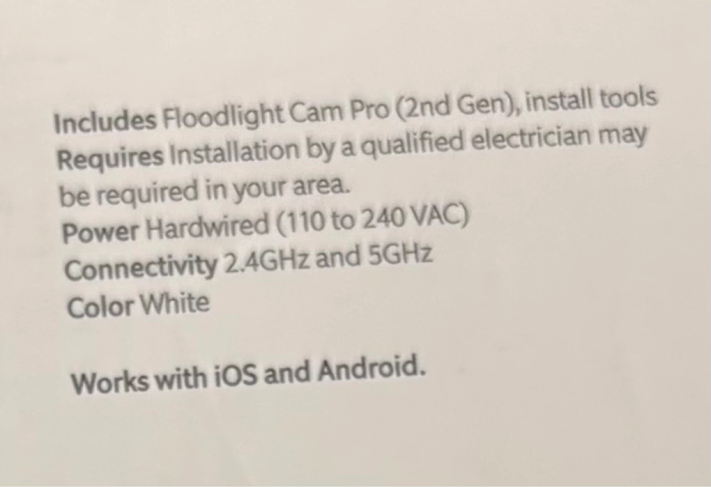 Ring Floodlight Cam Pro (2nd Gen) Wired White - photo 2