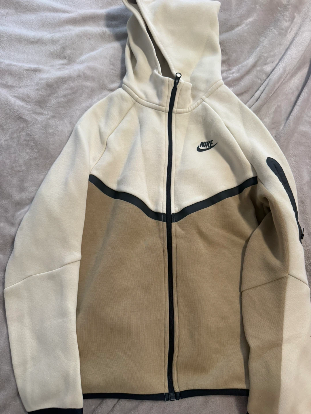Nike Tech Fleece Hoodie Cream/Tan