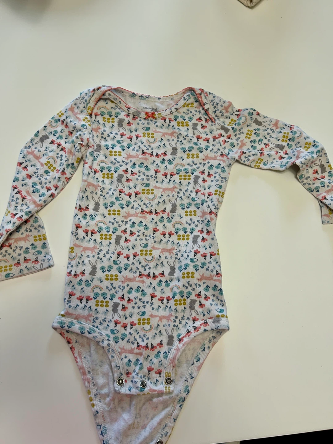 Simple Joys by Carter's Baby Girl Long Sleeve Bodysuit 24M