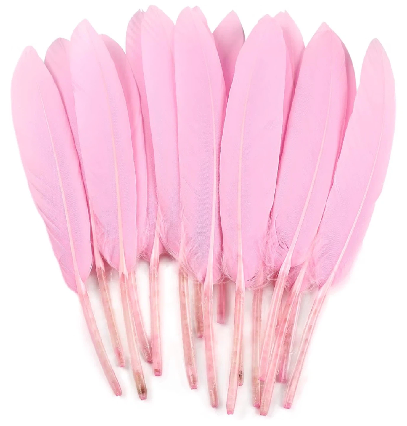 Pink Craft Feathers - Pack of 120