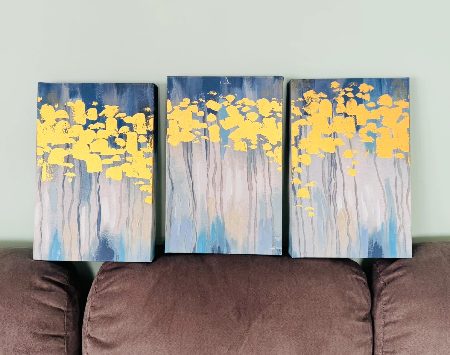 3 Abstract Floral Canvas Prints