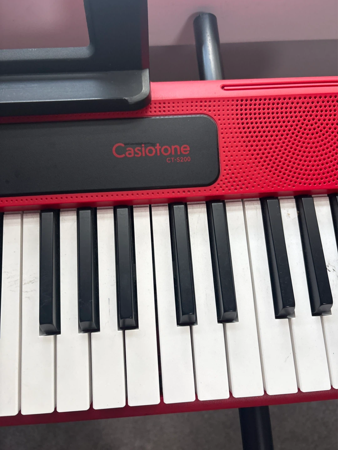 Casio Casiotone CT-S200 Red Keyboard - photo 3