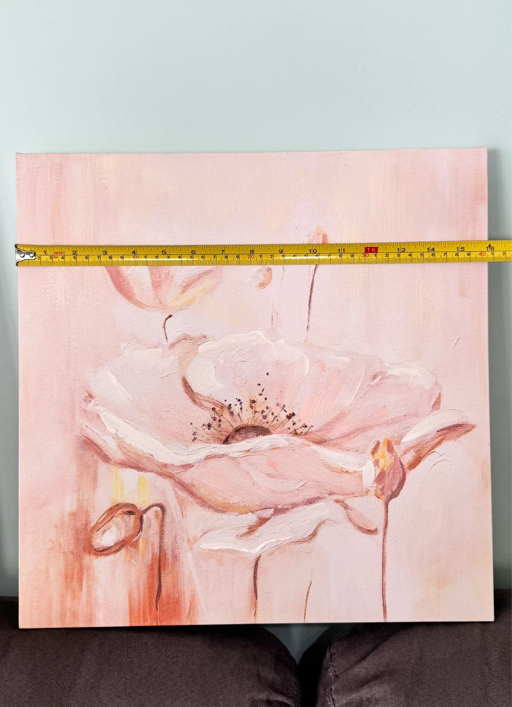2 Canvas Wall Art - Floral Painting - photo 4