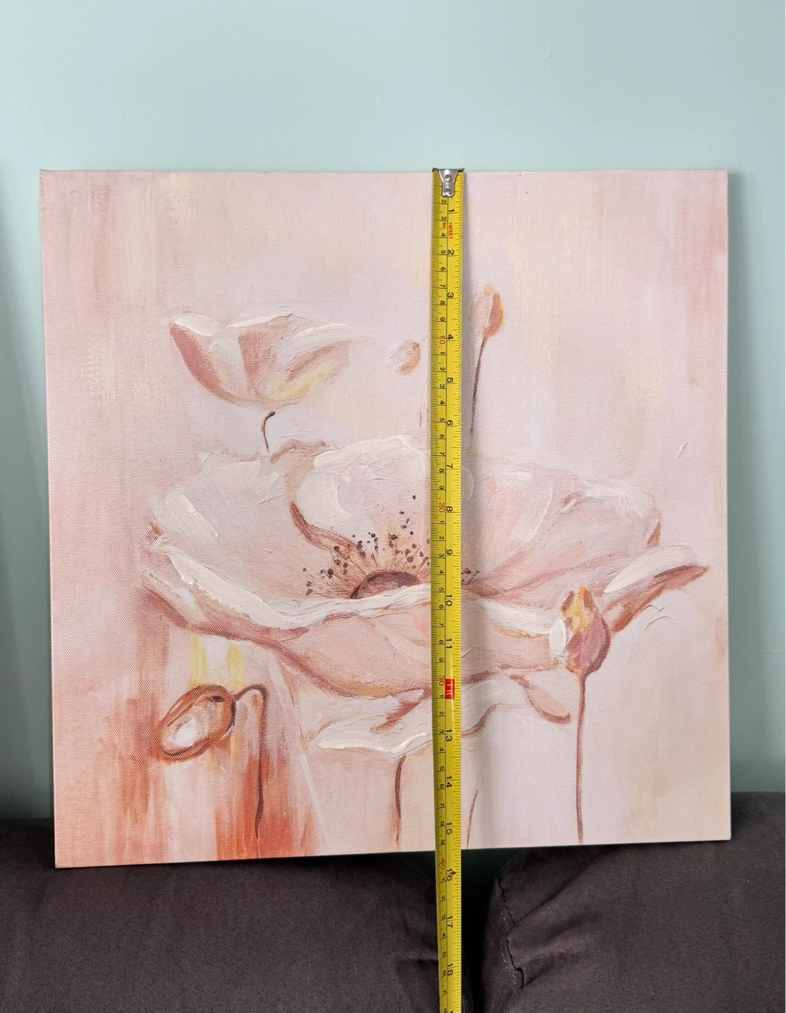 2 Canvas Wall Art - Floral Painting - photo 5