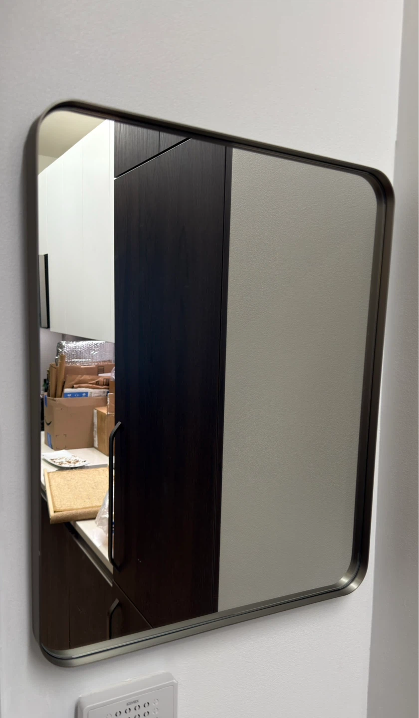 Modern Rounded Corner Wall Mirror