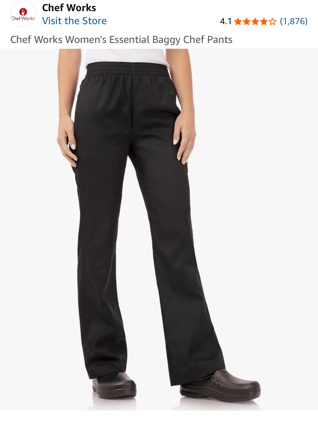 Chef Works Women's Essential Baggy Chef Pants