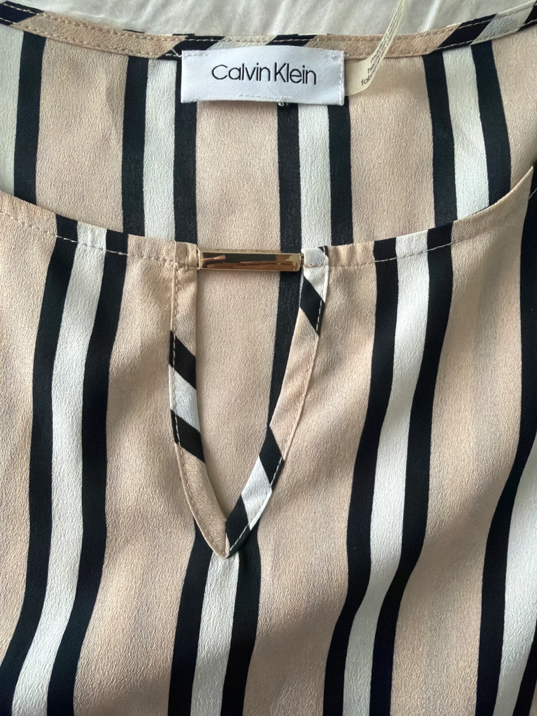 Calvin Klein Striped Blouse - photo 5