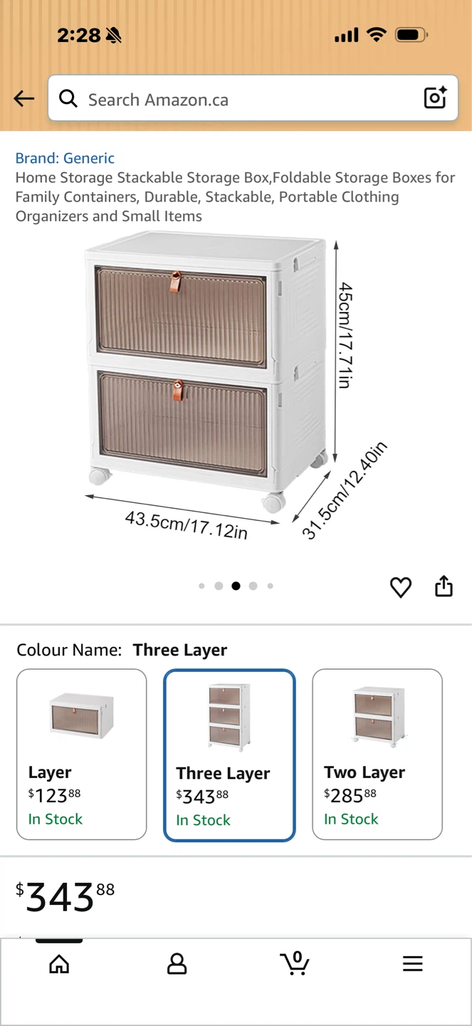 Generic 3-Tier Stackable Storage Box - photo 2