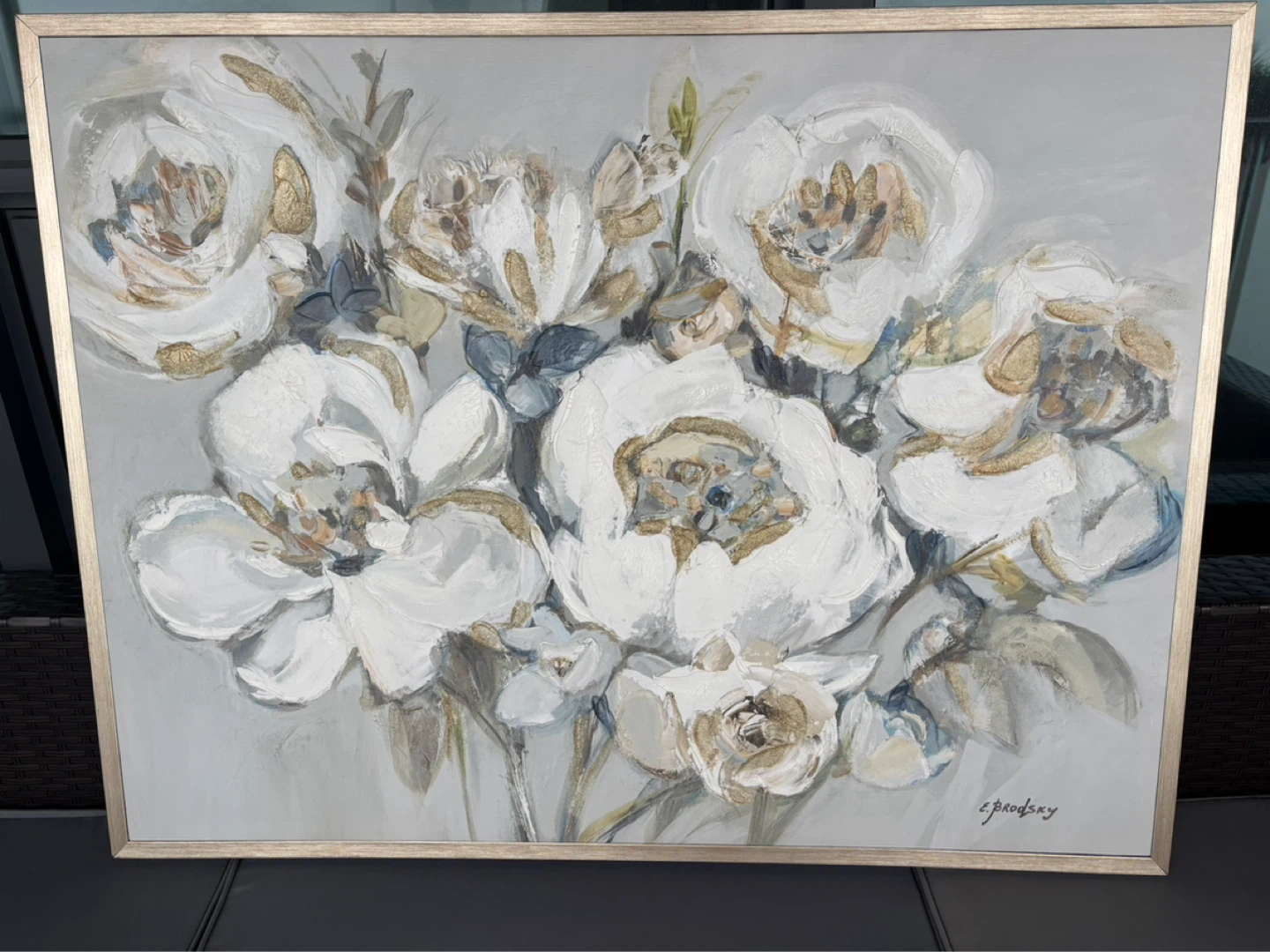Floral Wall Art Painting 42in X 32 in