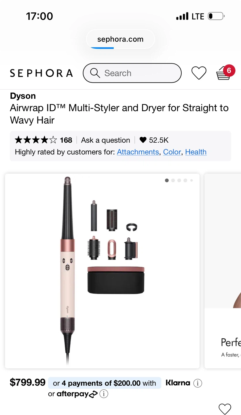 New Dyson Air Wrap Rose Gold - worth $900!