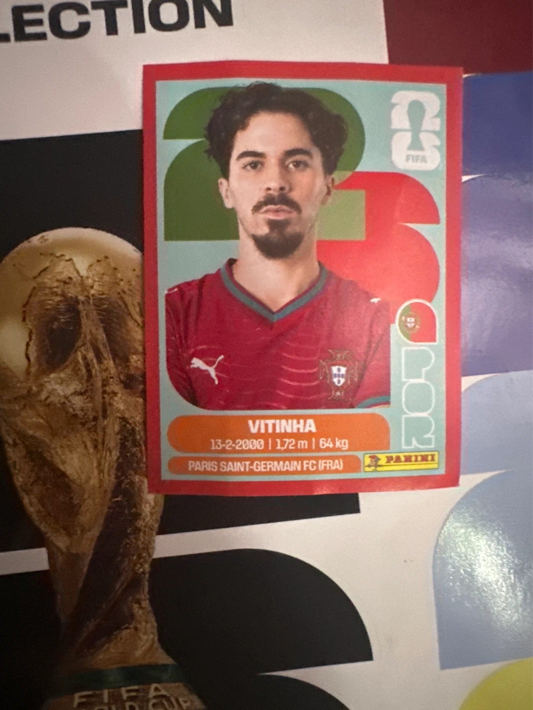Panini FIFA Vitinha Football Sticker