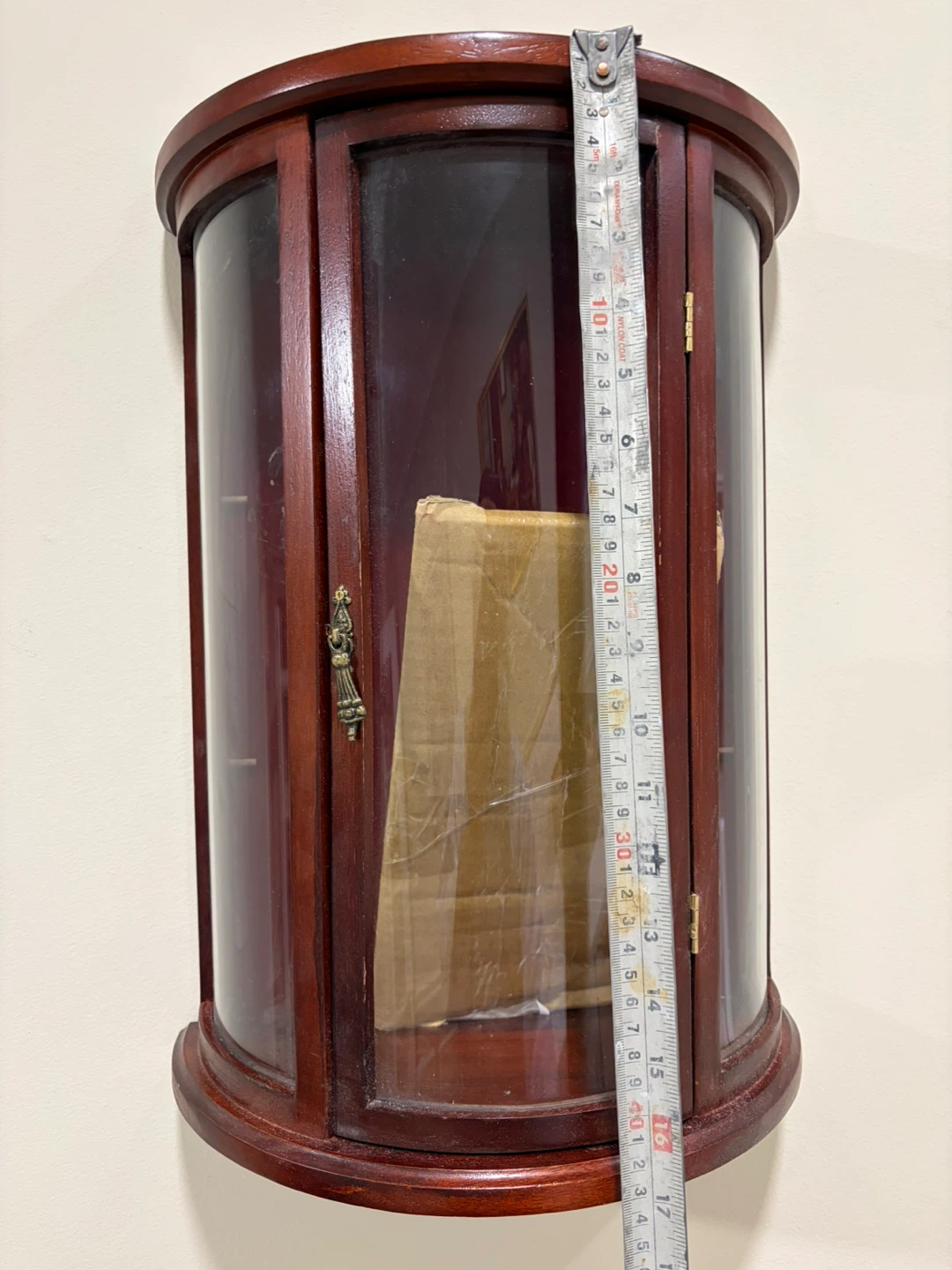 New Bombay Company Curved Glass Display Cabinet