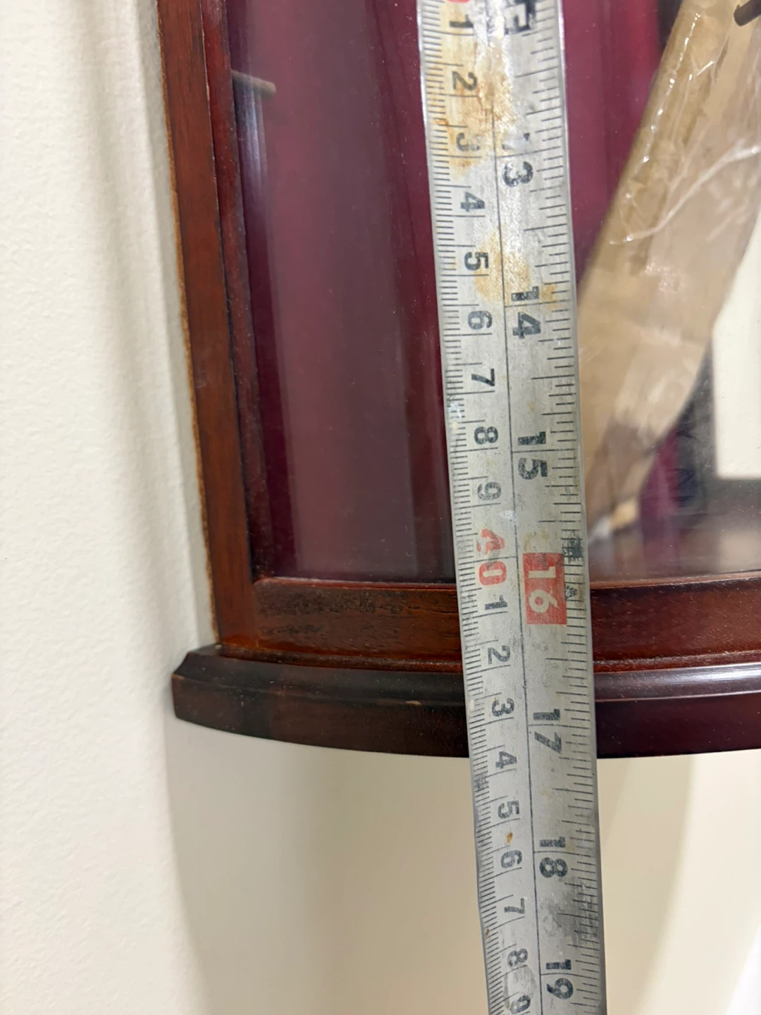 New Bombay Company Curved Glass Display Cabinet - photo 3