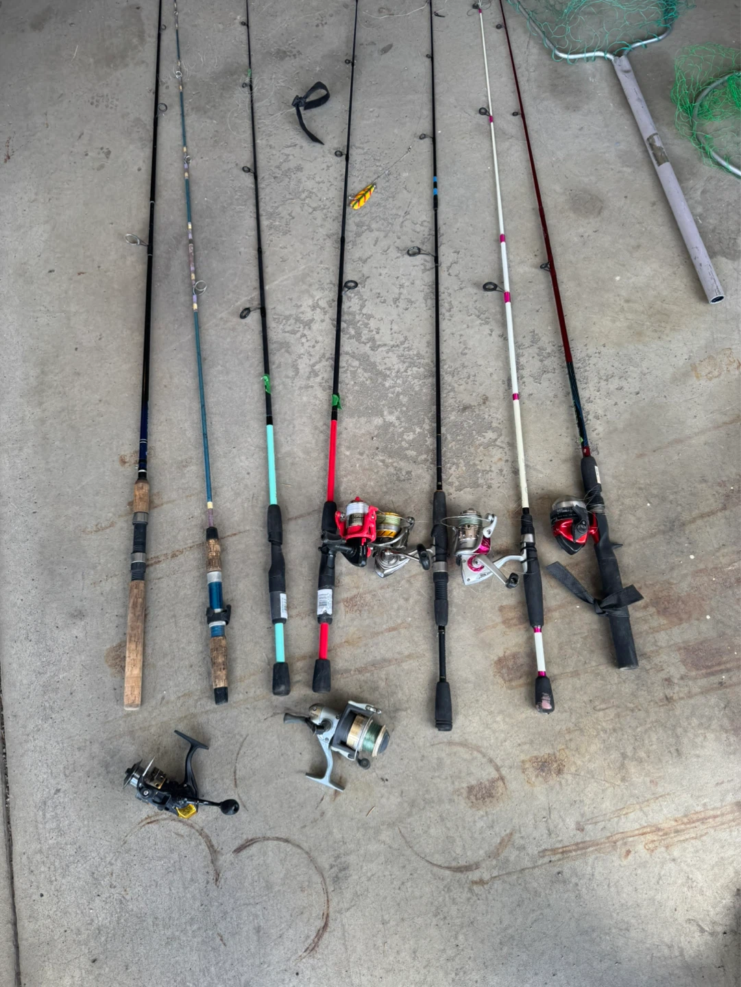 Fishing Rods and Equipment. $10-$25 each