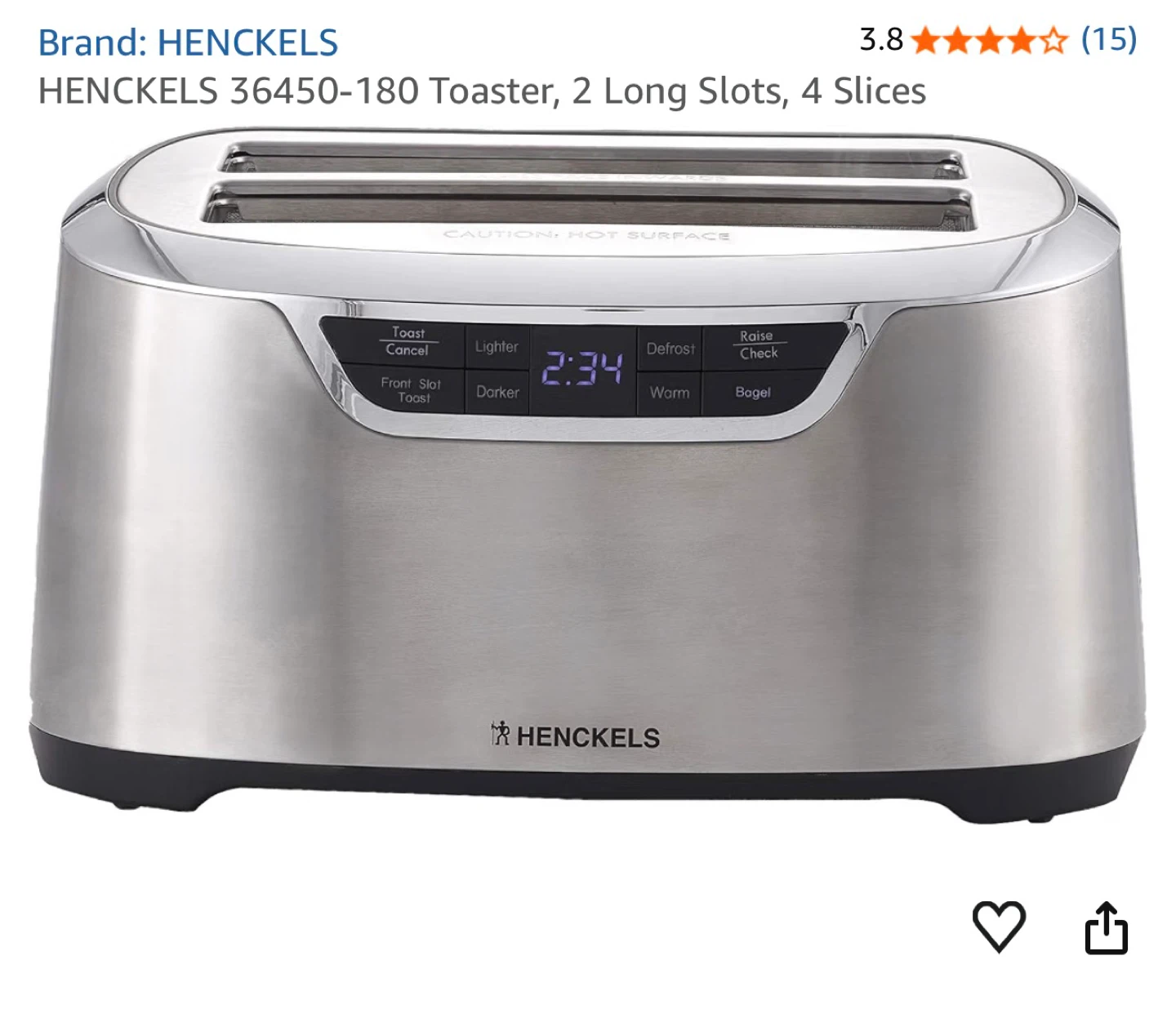 Henckels 36450-180 Toaster
