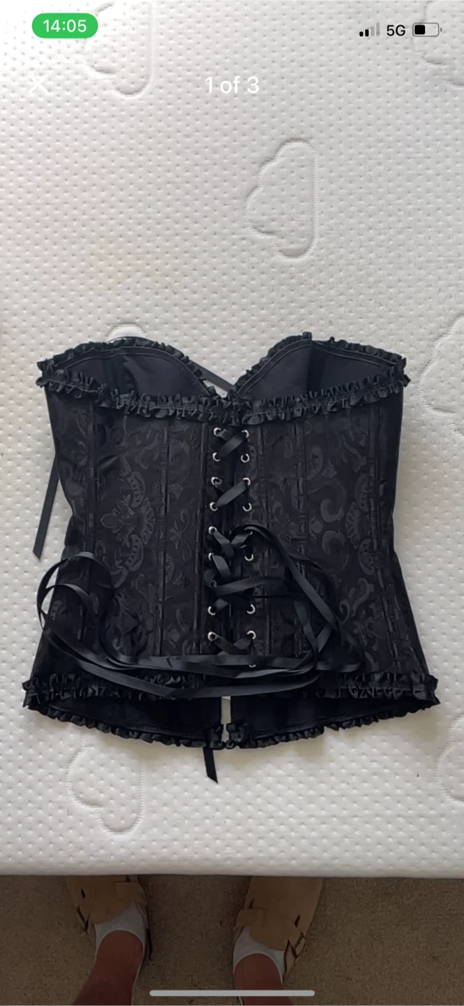 Black Corset Size S