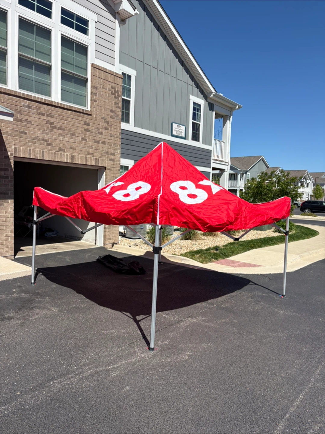 Red 8x8 Canopy Tent