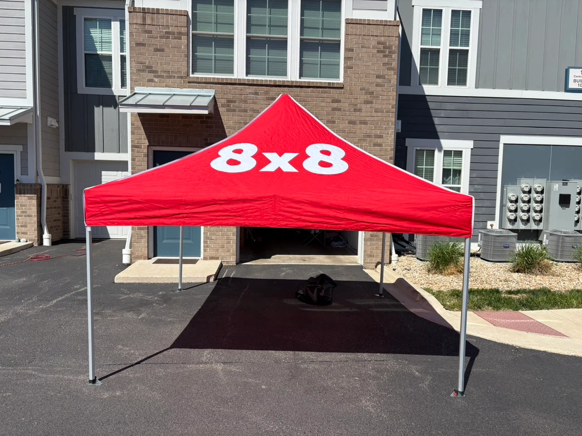 Red 8x8 Canopy Tent - photo 2
