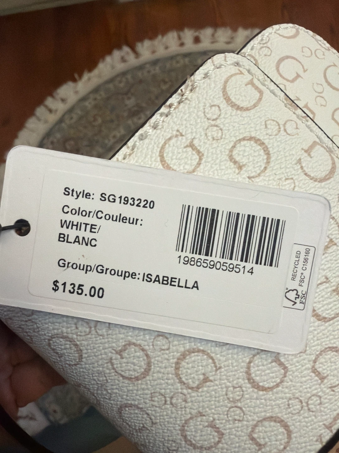 GUESS White Shoulder Purse - photo 2