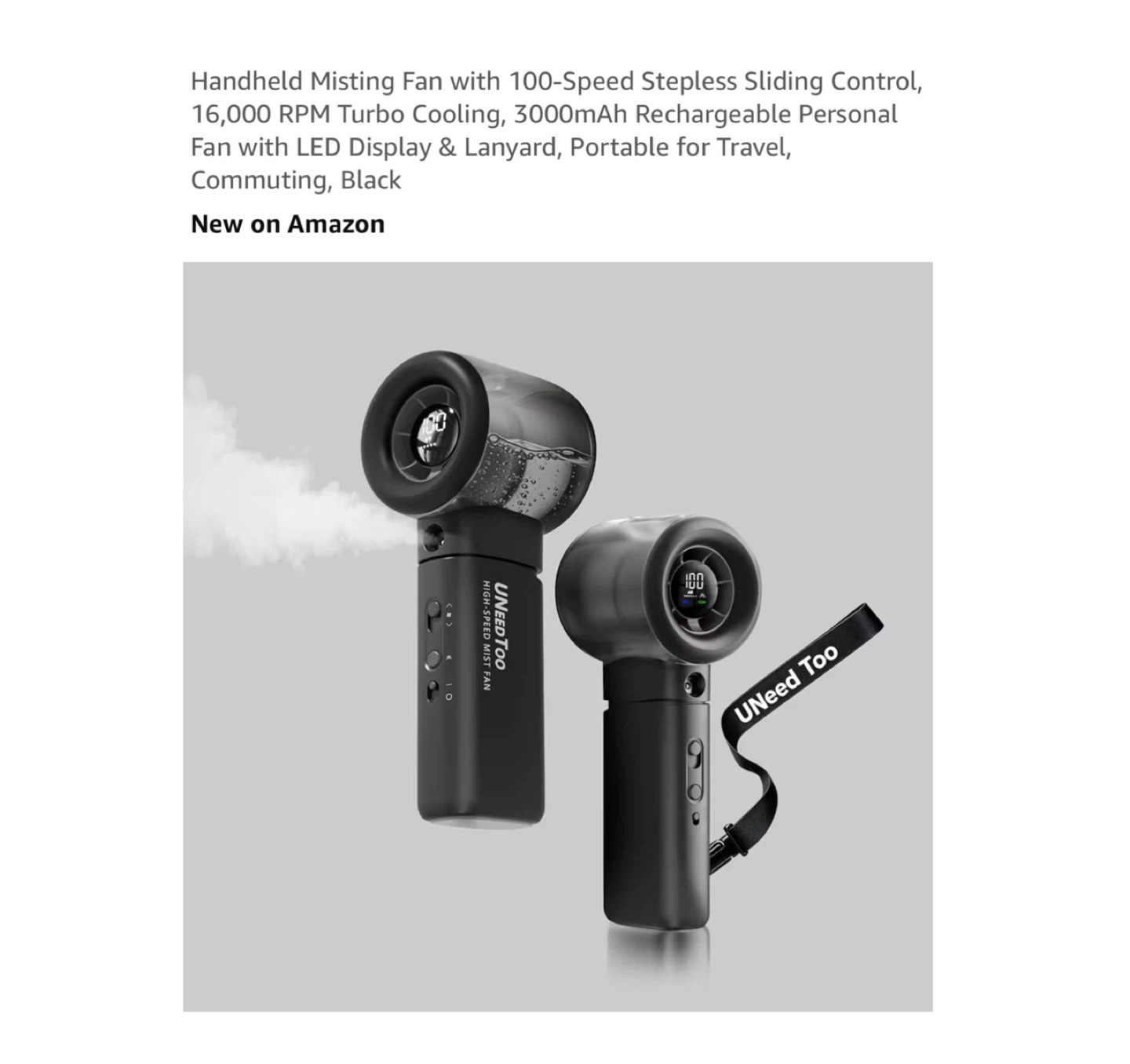 Brand new Handheld Misting Fan