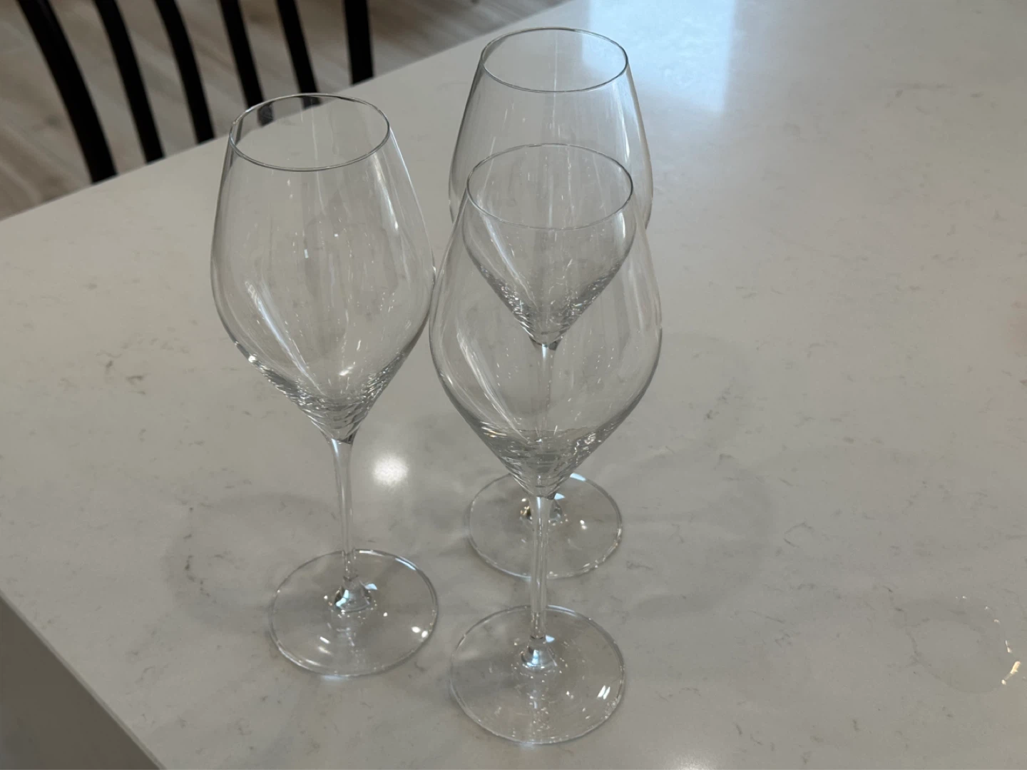 3 Wine Glasses