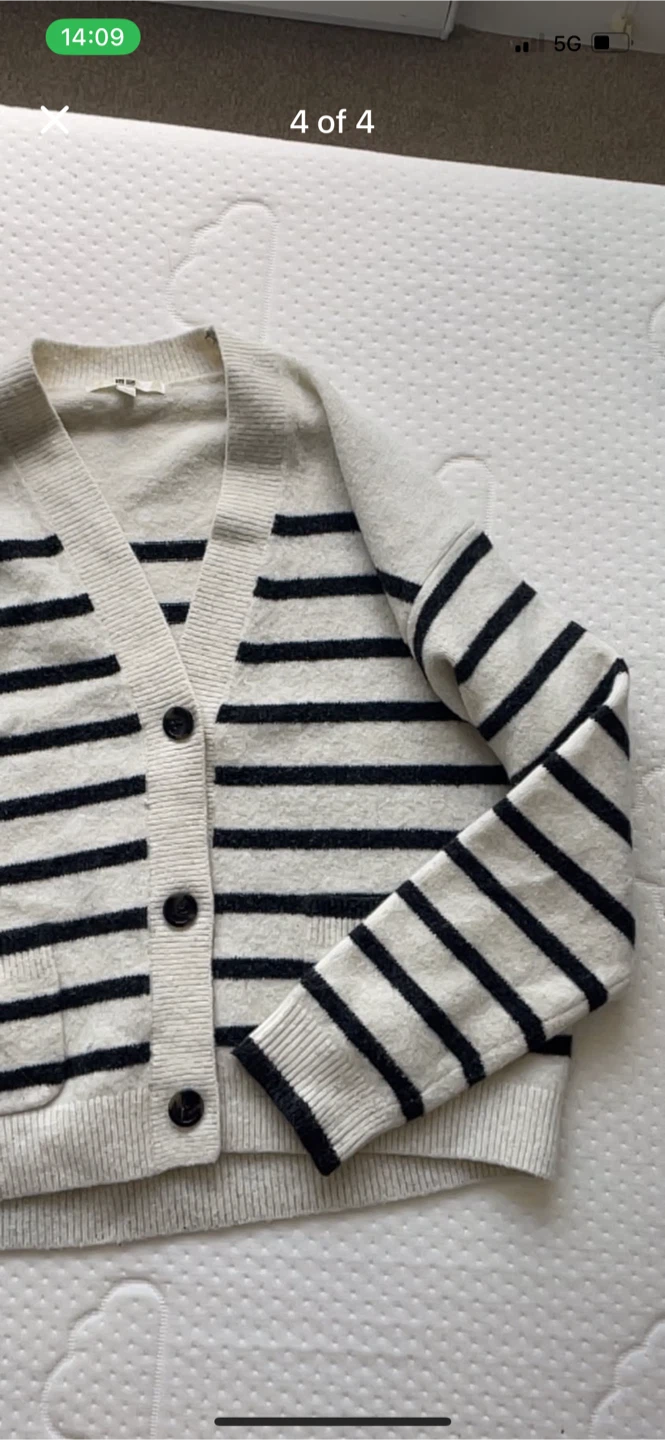 UNIQLO Striped Cardigan - Size L - photo 4