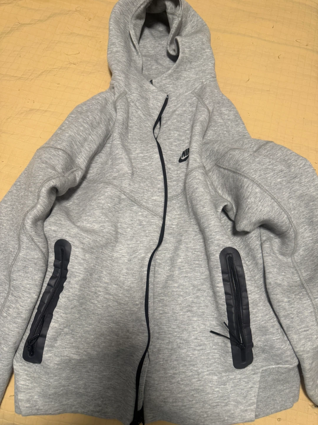Nike Tech Fleece Grey Zip Hoodie
