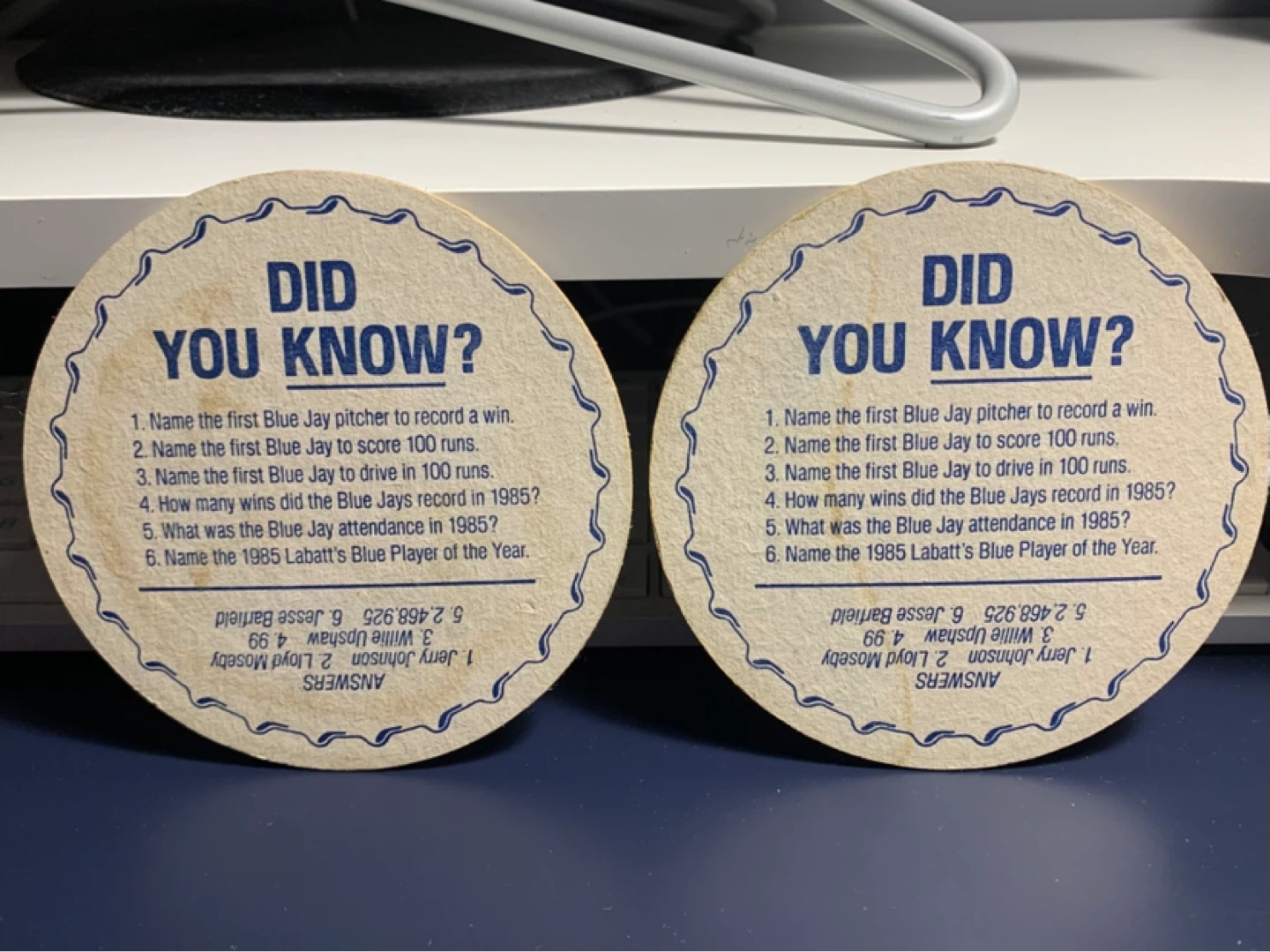 Labatt's Blue Jays Coasters - Set of 2 - photo 2