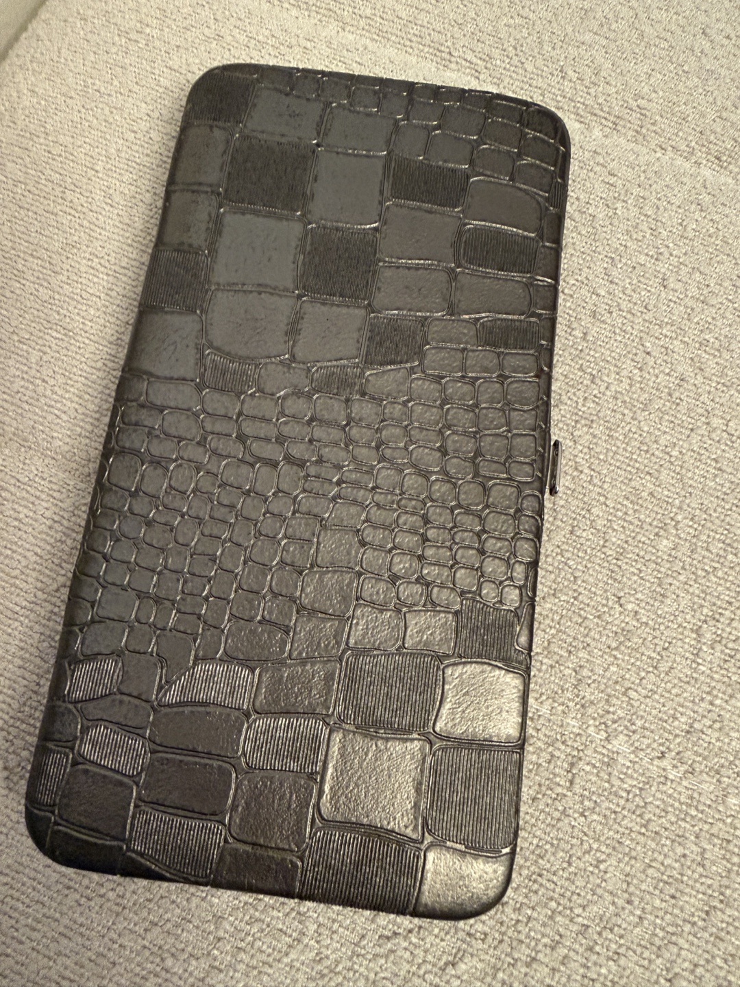 Crocodile-Embossed Wallet