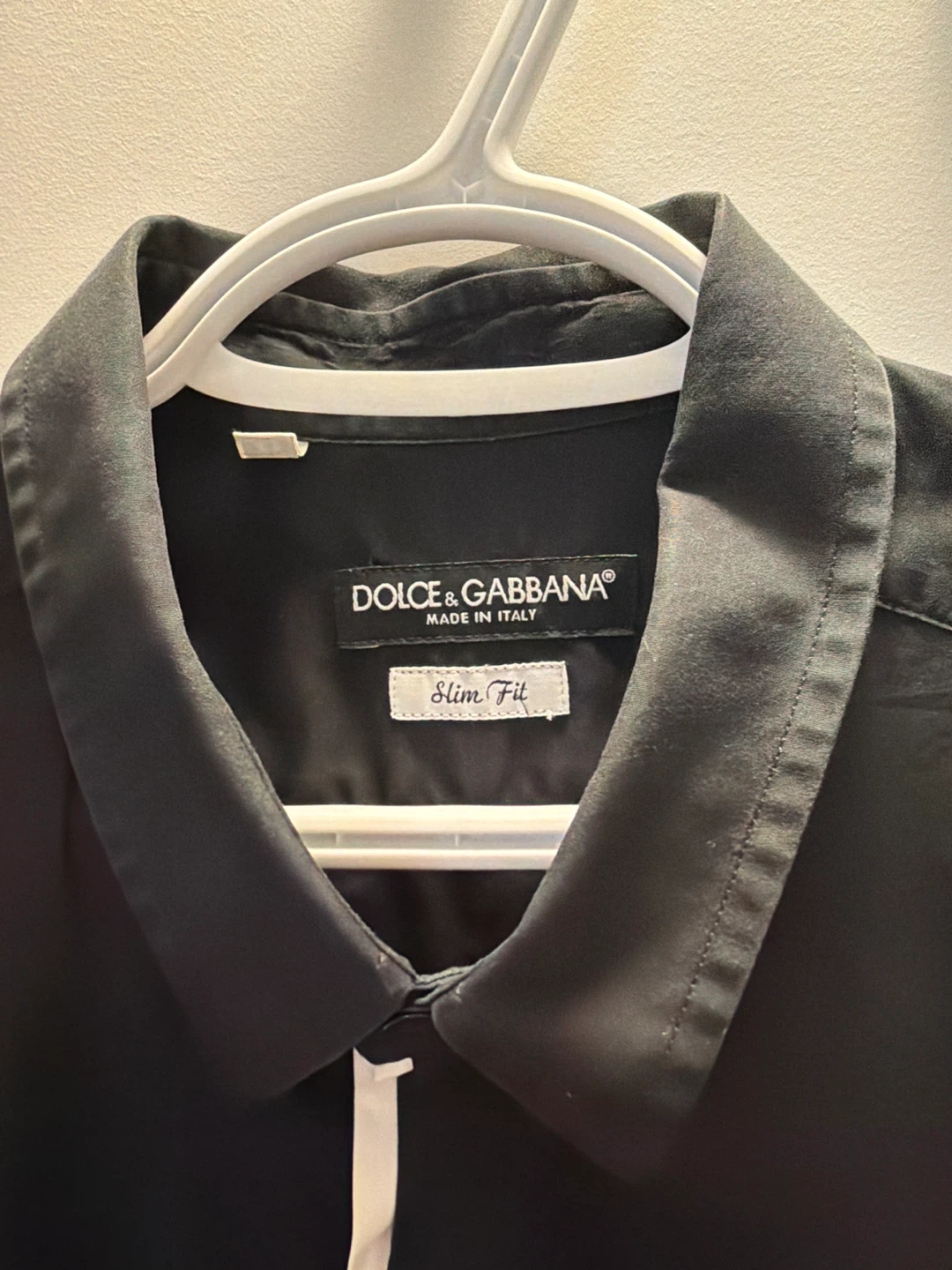 Dolce & Gabbana Black Slim Fit Button-Up Shirt - photo 2