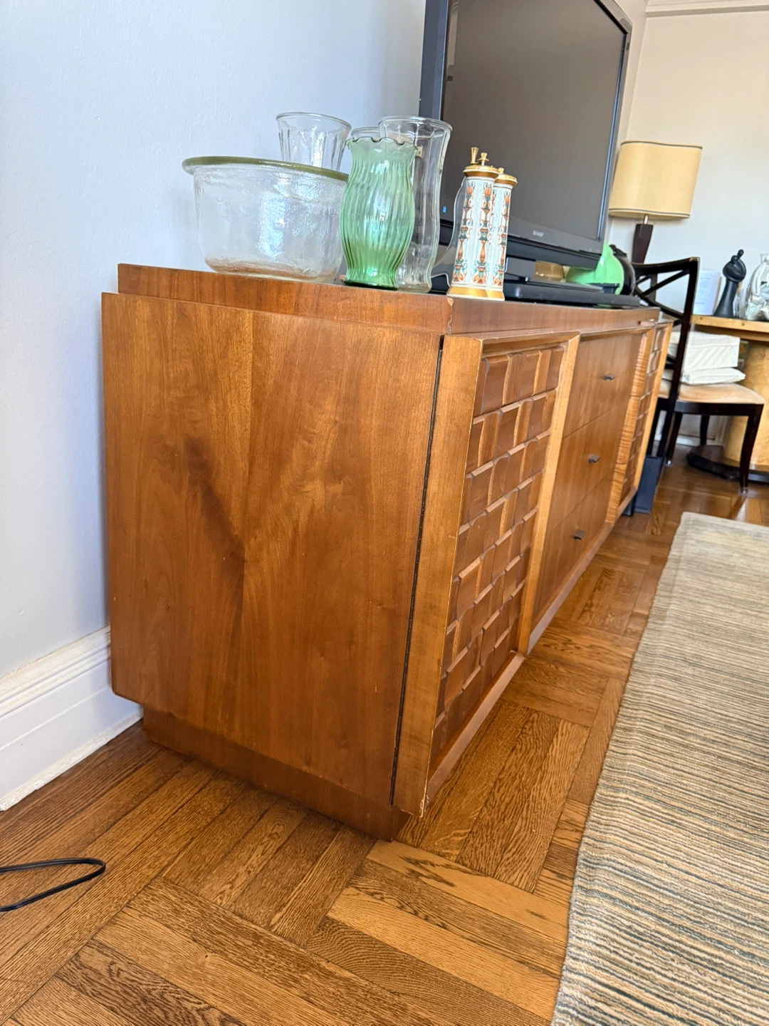 Lane Brutalist Staccato Mid-Century Modern Credenza - photo 5