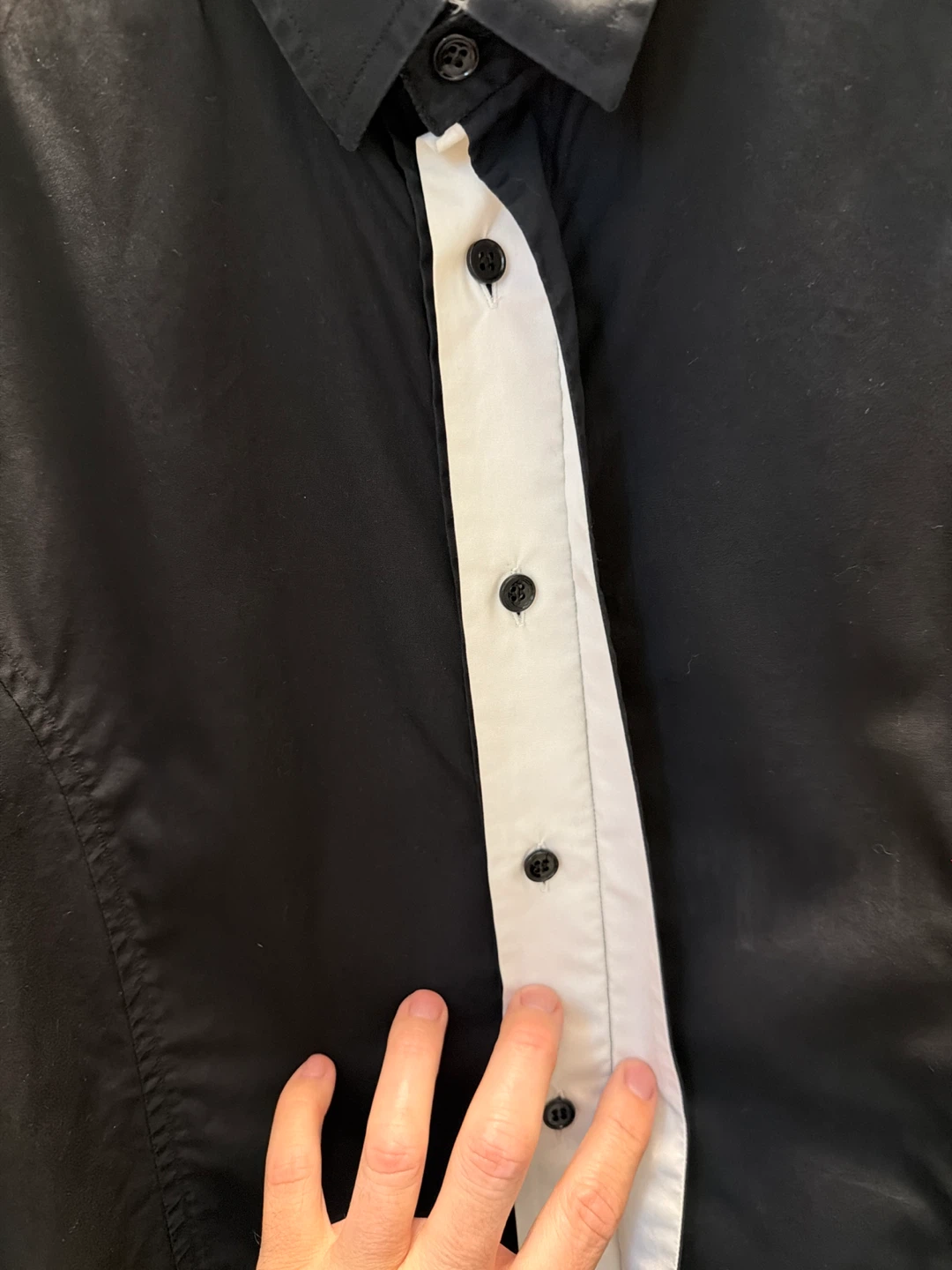 Dolce & Gabbana Black Slim Fit Button-Up Shirt - photo 4