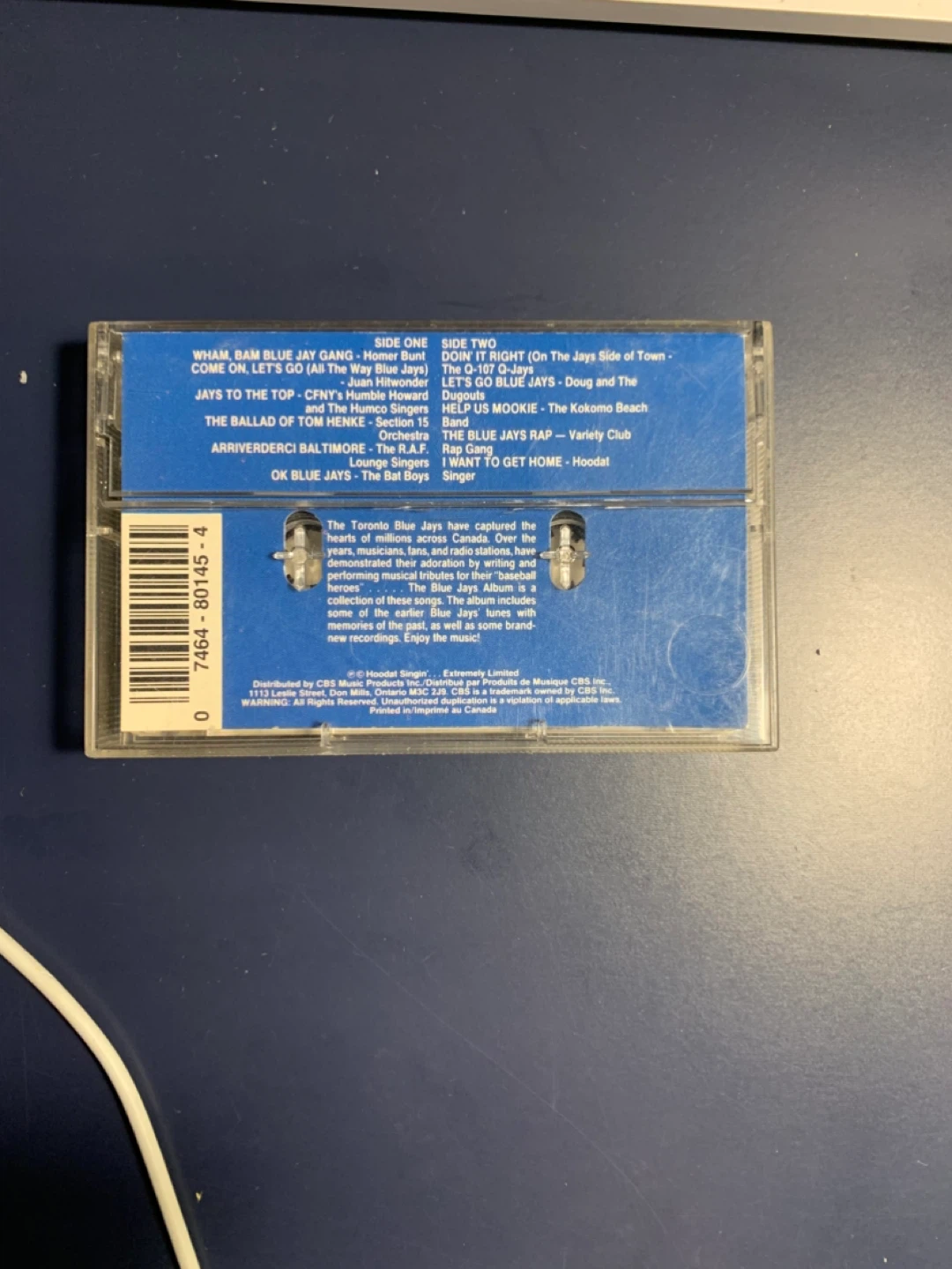 The Blue Jays Album Cassette Tape - photo 3