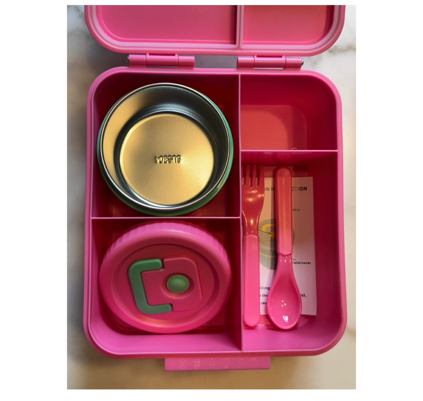 Brand new Kids Bento Lunch Box with 12oz Soup Thermo - photo 3