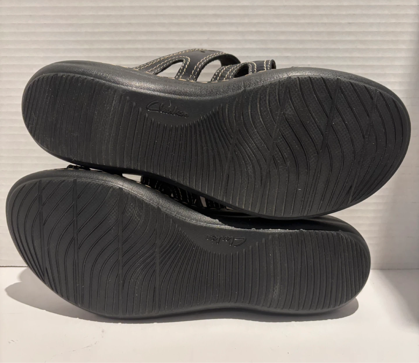 Clarks Women's Black Leather Sandals - photo 5
