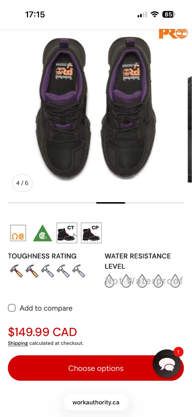 Timberland PRO Women's Powertrain Alloy Safety Toe Shoes - photo 3