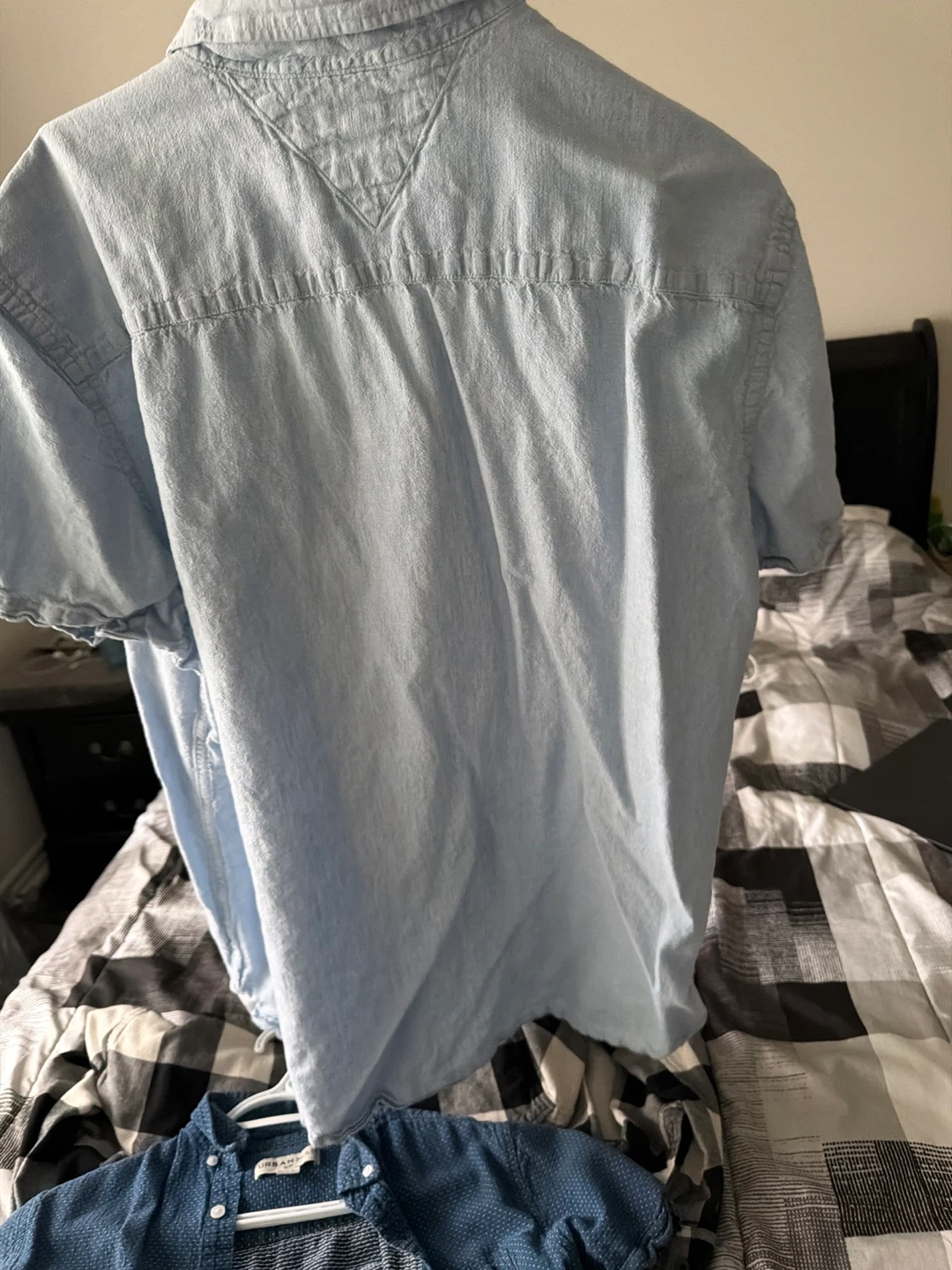 Tommy Hilfiger Short Sleeve Button-Up Shirt - Light Blue - photo 2
