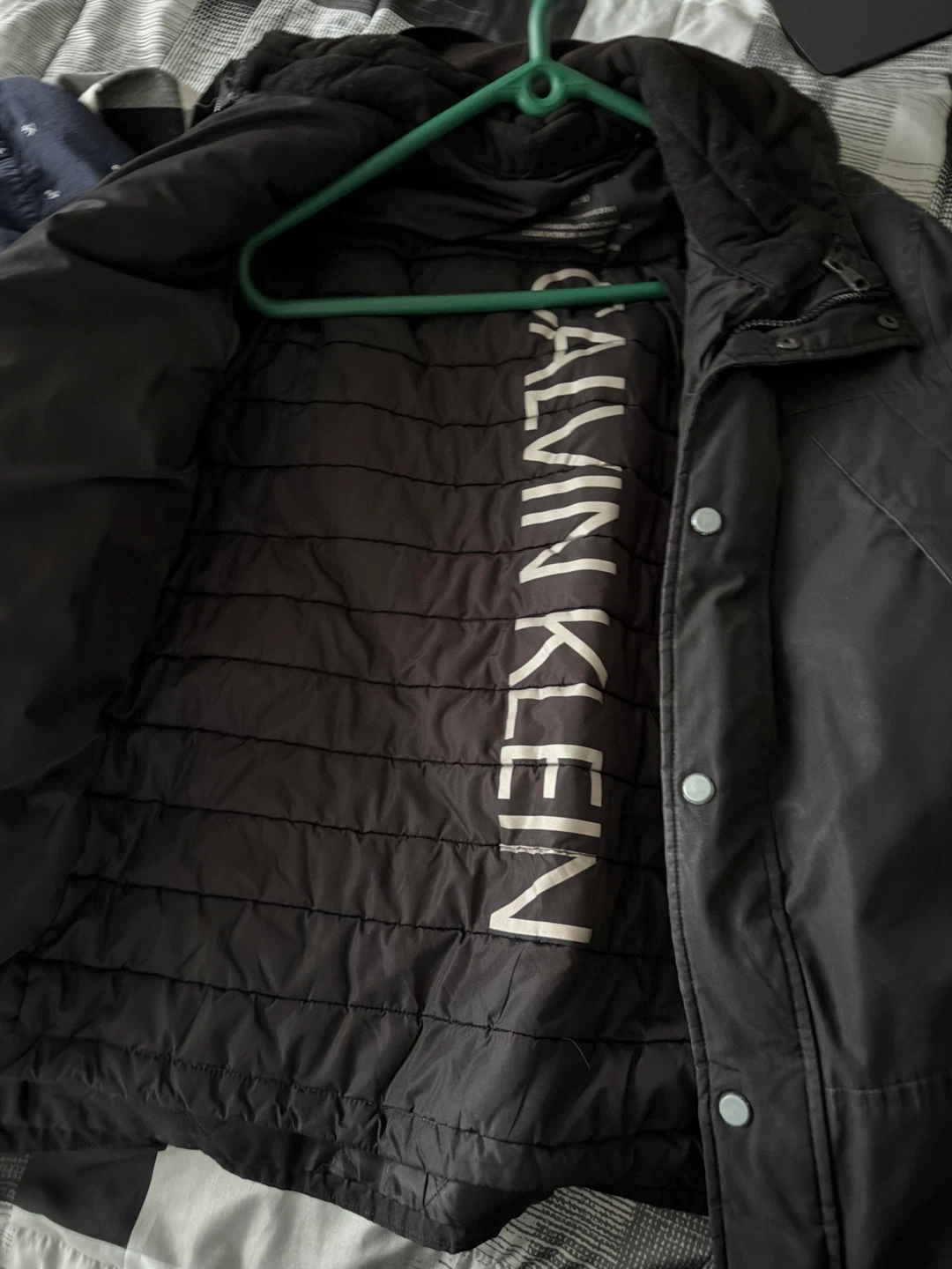Calvin Klein Black Puffer Jacket - Medium - photo 2