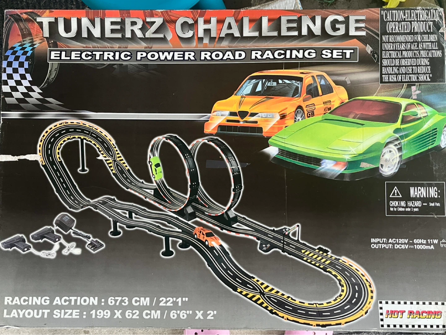TUNERZ CHALLENGE Electric Power Road Racing Set