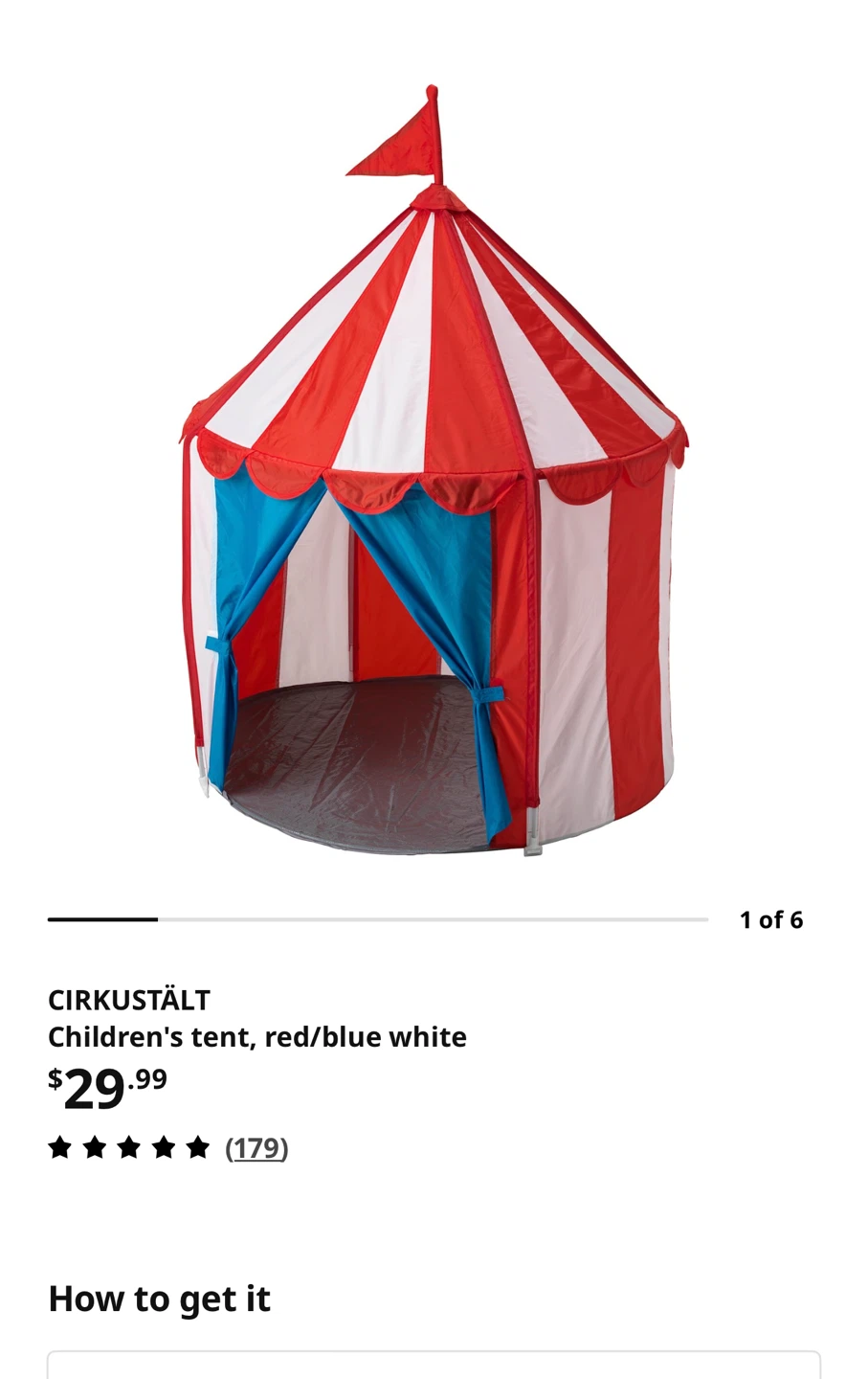 IKEA CIRKUSTÄLT Children's Tent - photo 2