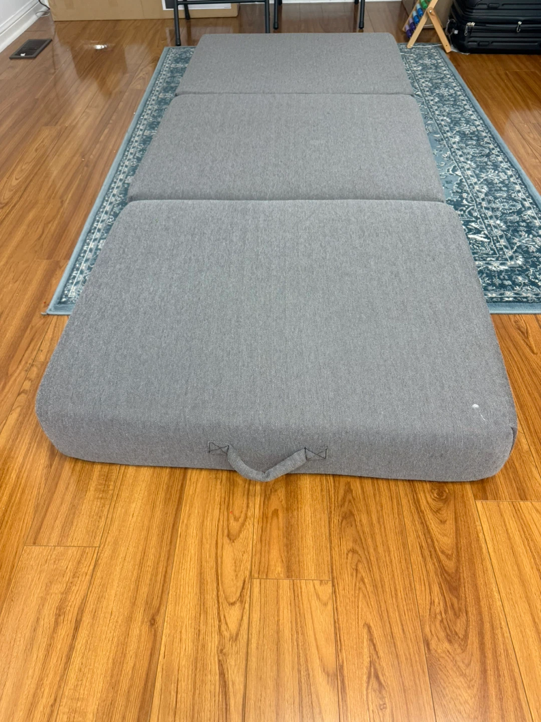 Grey Foldable Foam Mattress twin size - photo 4