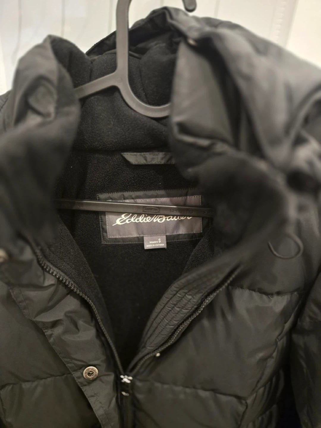 Eddie Bauer Black Puffer Parka - Size S - photo 2