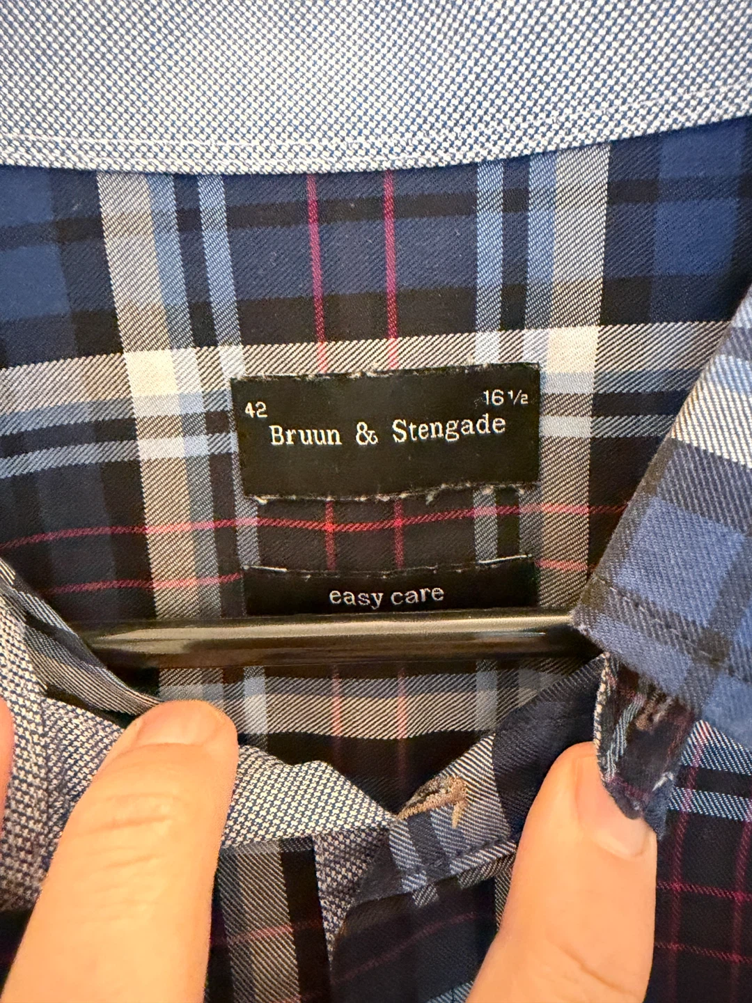 Bruun & Stengade Men's Plaid Button-Up Shirt - photo 2