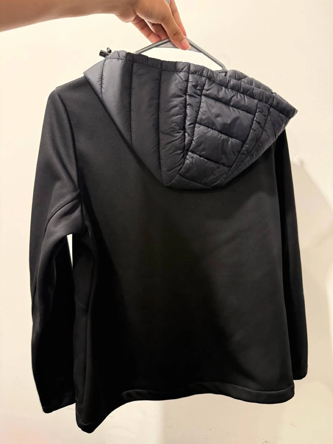 Mofiz Black Quilted Hooded Jacket - Size S - photo 2